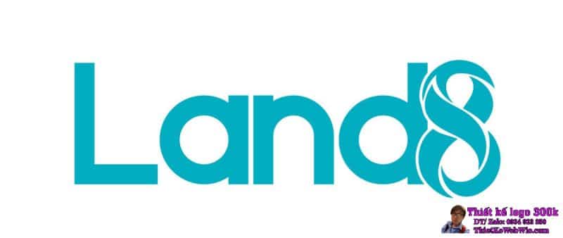 Thiết kế logo bất động sản Land8