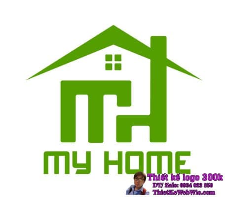 Thiết kế logo bất động sản My Home