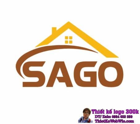 Thiết kế logo bất động sản SAGO