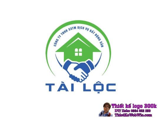Thiết kế logo bất động sản Tài Lộc