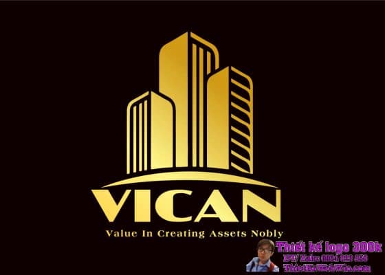 Thiết kế logo bất động sản VICAN