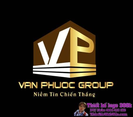 Thiết kế logo bất động sản VP Vạn Phước Group