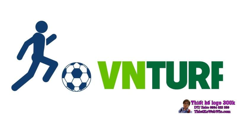 Thiết kế logo bóng đá VNTURF