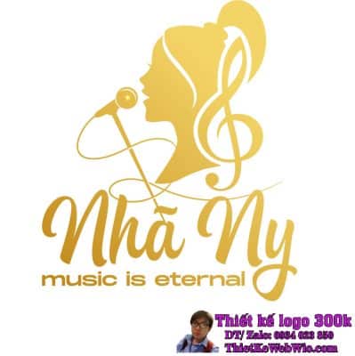 Thiết kế logo ca hát Nhã Ny