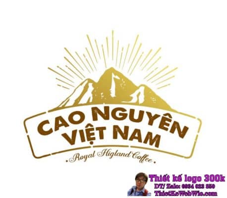 Thiết kế logo cà phê Cao Nguyên Việt Nam