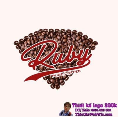Thiết kế logo cà phê Ruby Coffee