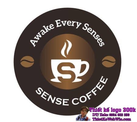 Thiết kế logo cà phê SENSE COFFEE
