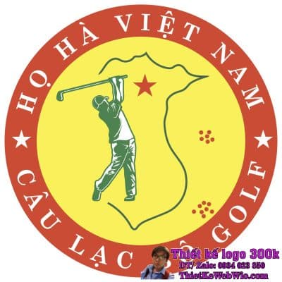 Thiết kế logo câu lạc bộ golf HỌ HÀ VIỆT NAM