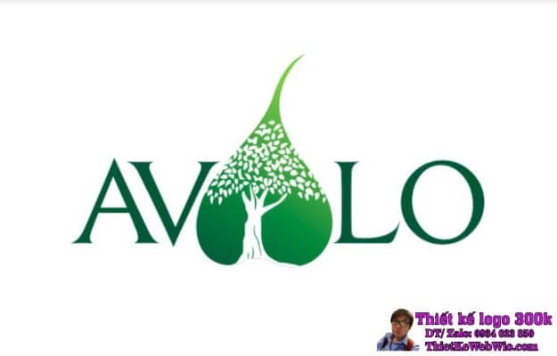 Thiết kế logo cây xanh AVALO