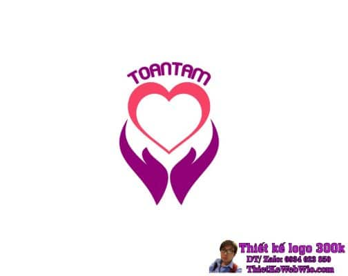 Thiết kế logo chăm sóc bệnh nhân Toàn Tâm