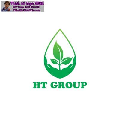 Thiết kế logo chăm sóc cảnh quan cây xanh và vệ sinh HT Group