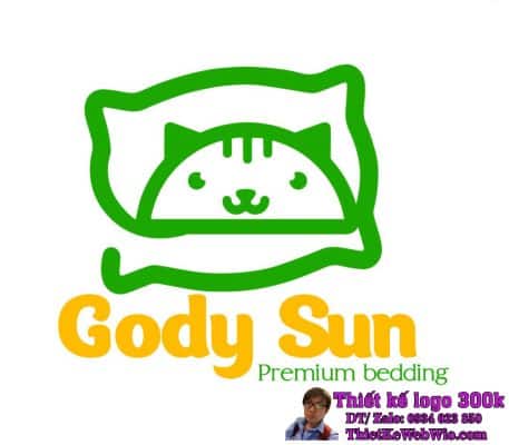 Thiết kế logo chăn ga gối đệm Gody Sun