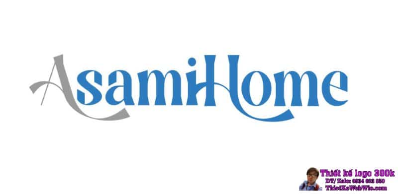 Thiết kế logo chăn ga gối nệm Asami Home