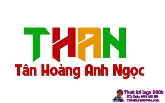 Thiết kế logo chăn nuôi gia súc THAN (Tân Hoàng Anh Ngọc)