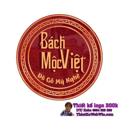 Thiết kế logo chế tác đồ gỗ Mỹ nghệ Bách Mộc Việt