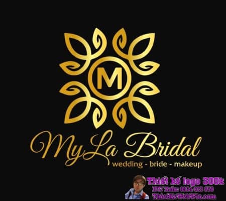 Thiết kế logo cho thuê áo dài, váy cưới MyLa Bridal