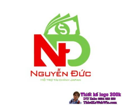 Thiết kế logo cho vay tài chính Nguyễn Đức