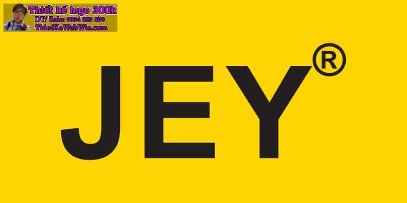 Thiết kế logo cơ khí JEY