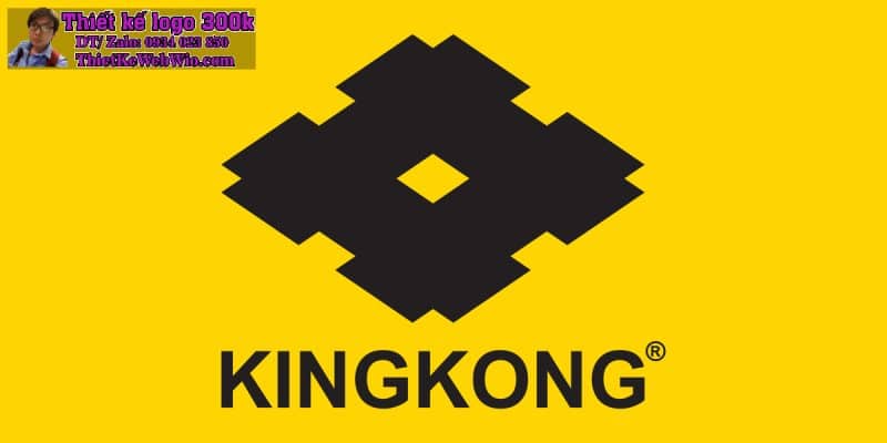 Thiết kế logo cơ khí KINGKONG