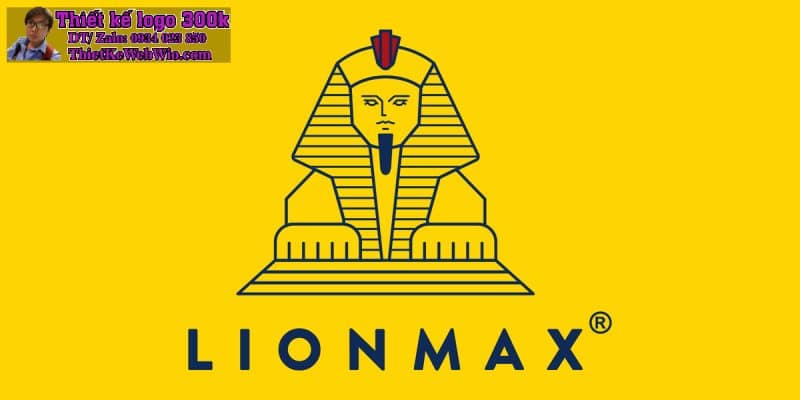 Thiết kế logo cơ khí LIONMAX