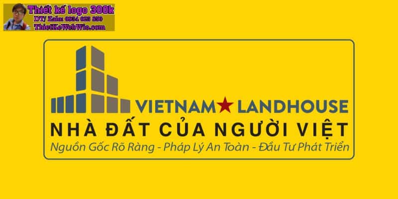 Thiết kế logo cơ khí VIETNAM LANDHOUSE