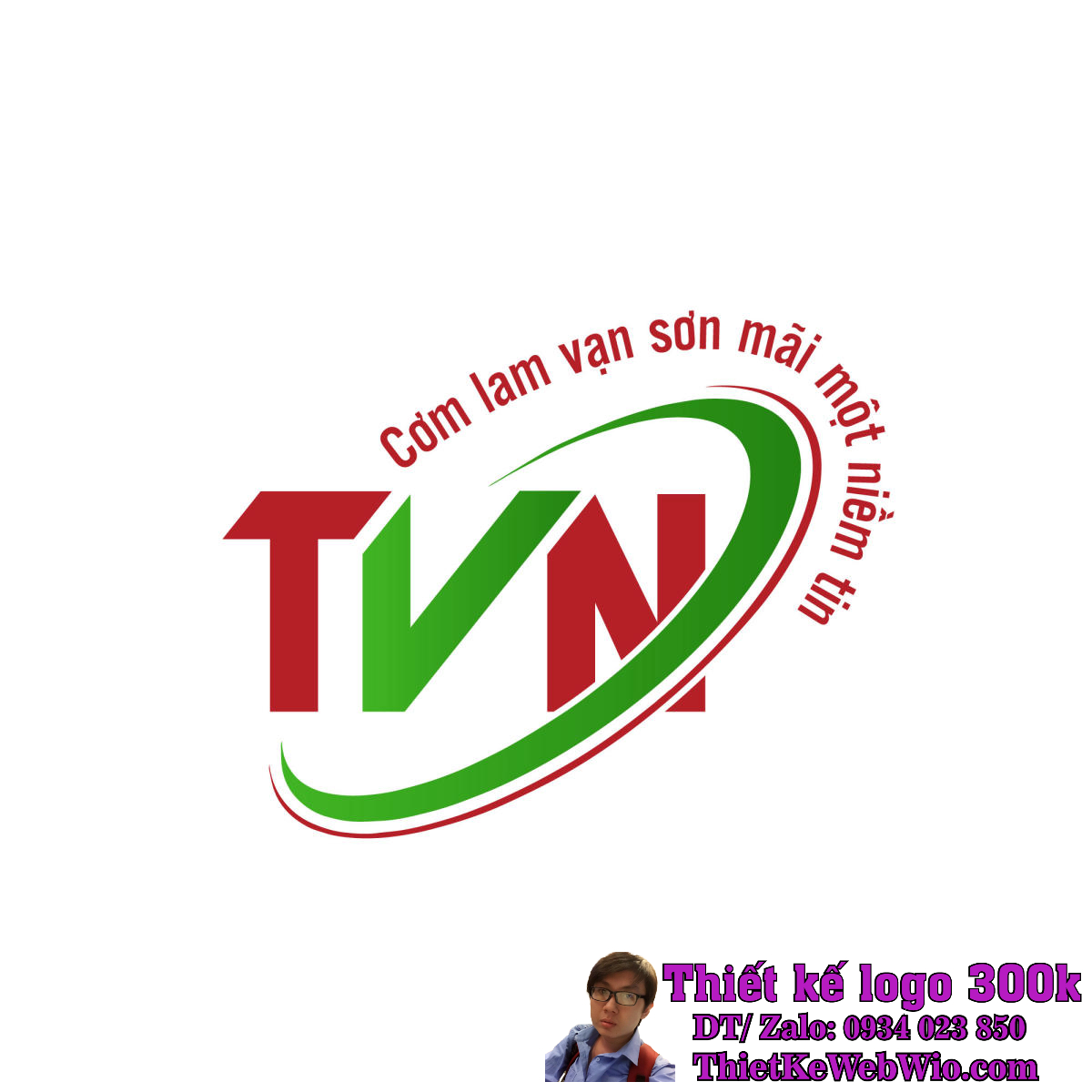 Thiết kế logo cơm lam TVN - WIO