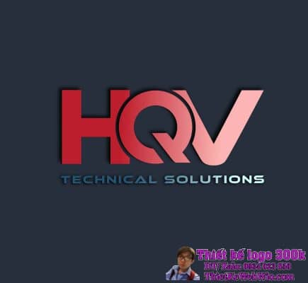 Thiết kế logo công nghệ HQV