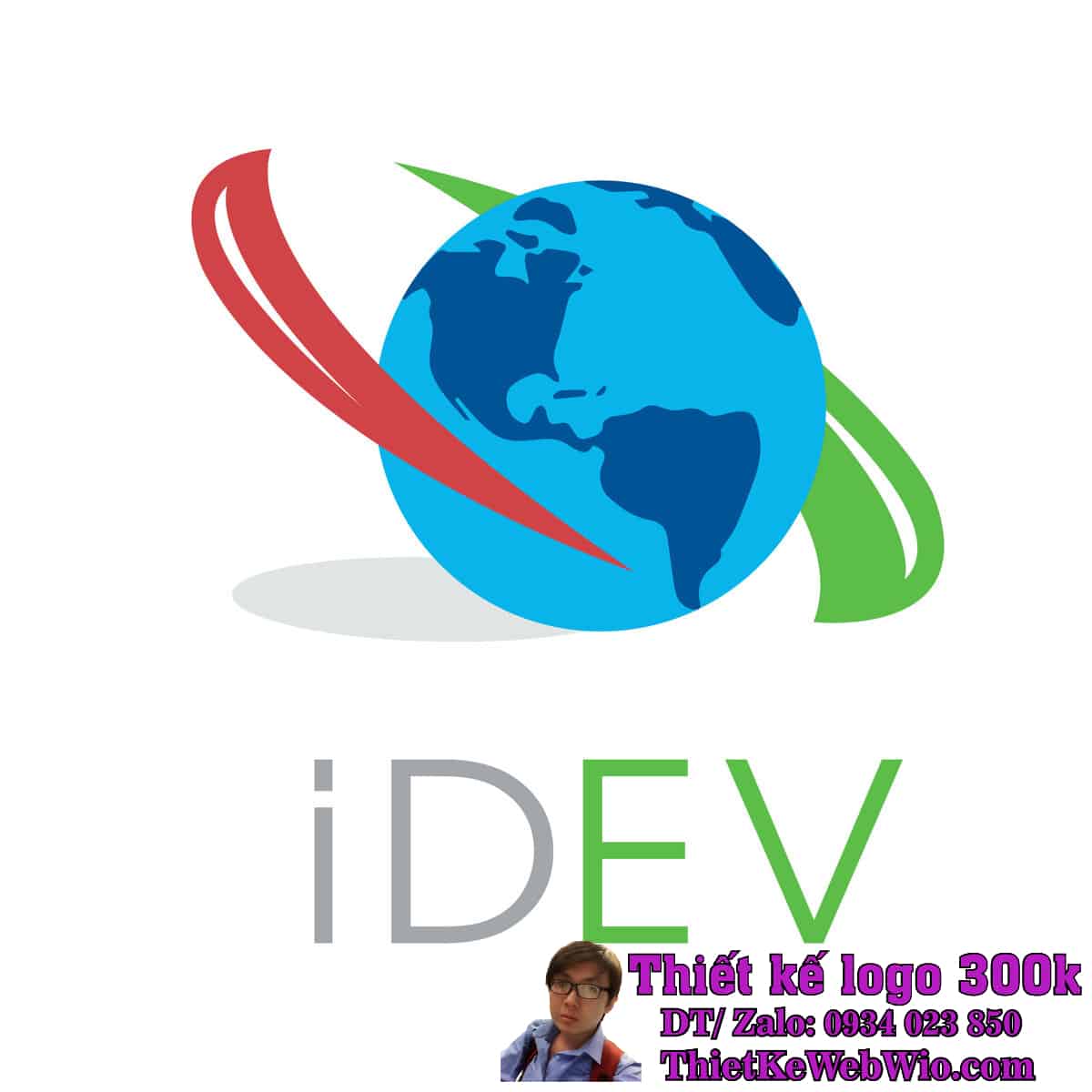 Thiết kế logo công ty iDEV, GIÁ RẺ 300K ĐẸP CHUYÊN NGHIỆP - WIO