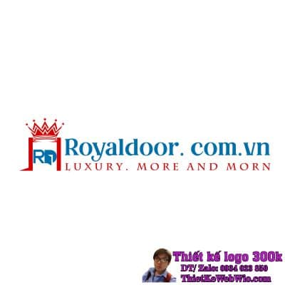Thiết kế logo cửa và nội thất Royaldoor