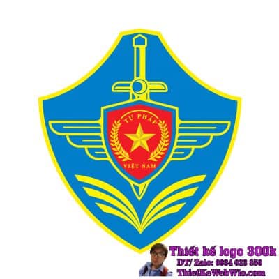 Thiết kế logo cuộc thi tổ chức thiết kế Tư Pháp Việt Nam