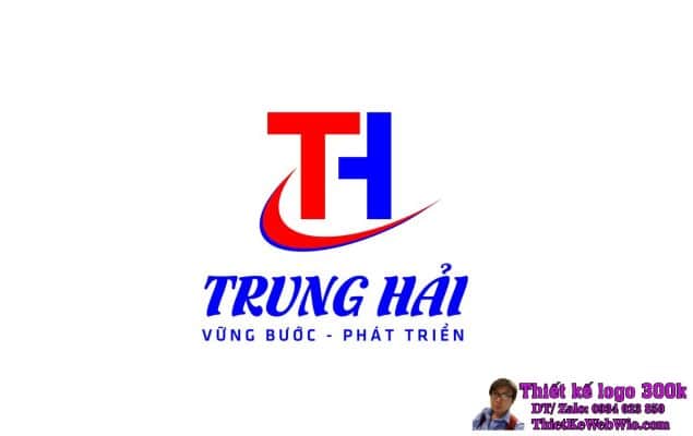 Thiết kế logo đầu tư và xây lắp TH Trung Hải