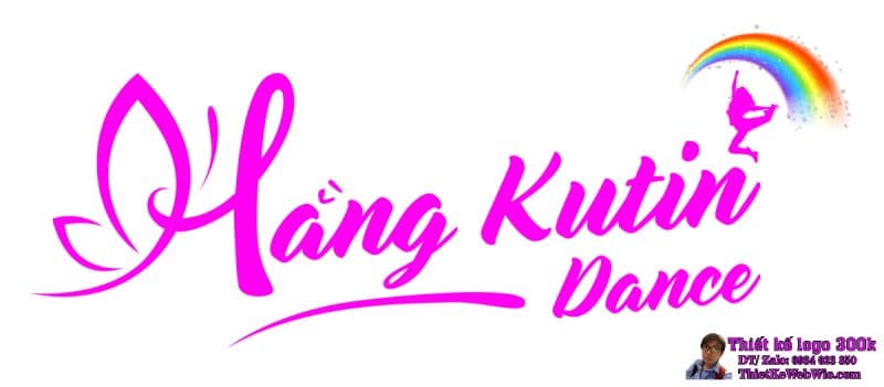 Thiết kế logo dạy múa Hằng Kutin