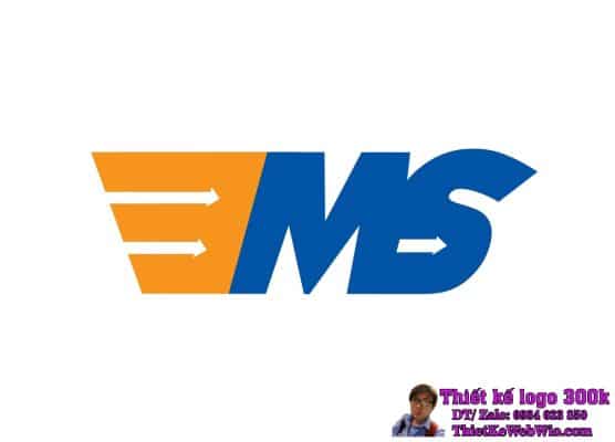 Thiết kế logo dịch vụ chuyển phát EMS