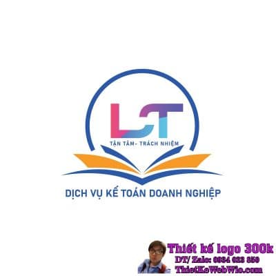 Thiết kế logo dịch vụ kế toán doanh nghiệp LT