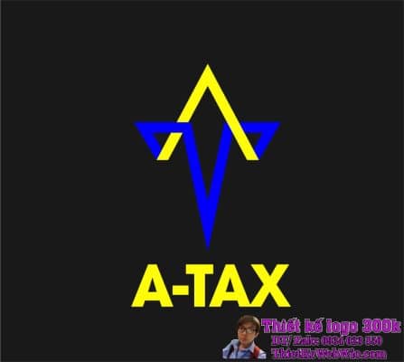 Thiết kế logo dịch vụ kế toán thuế A-TAX