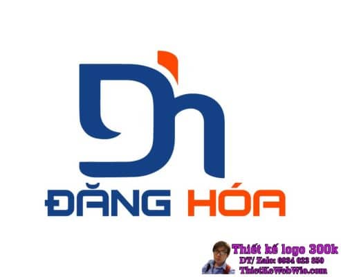 Thiết kế logo điện máy DH Đăng Hóa