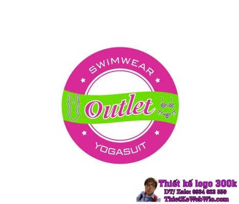 Thiết kế logo đồ bơi và đồ yoga Outlet