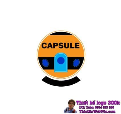 Thiết kế logo đồ điện tử Capsule