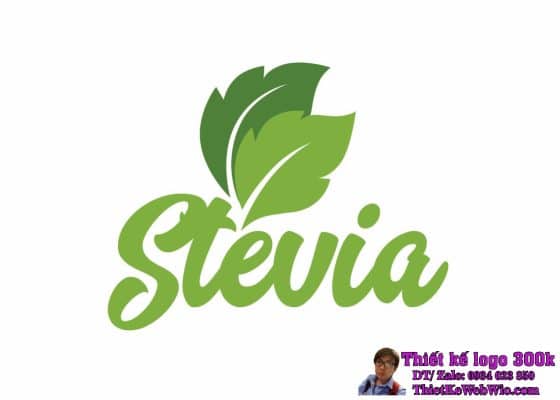 Thiết kế logo đồ uống STEVIA