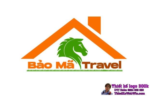 Thiết kế logo du lịch Bảo Mã