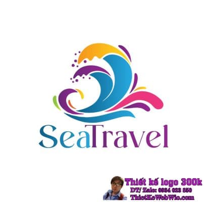 Thiết kế logo du lịch Sea Travel