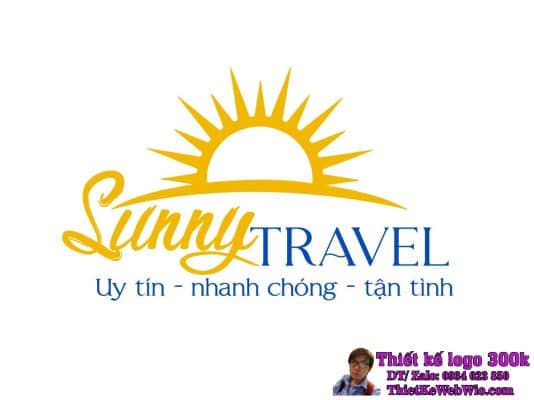 Thiết kế logo du lịch Sunny Travel