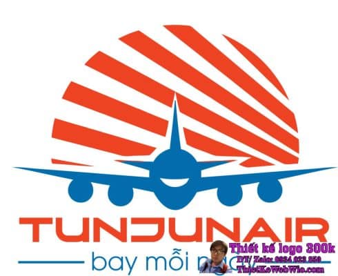Thiết kế logo du lịch tunjunair