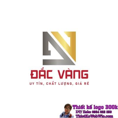 Thiết kế logo gạch men thiết bị vệ sinh Đắc Vàng