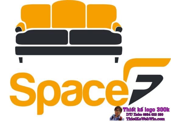 Thiết kế logo ghế sofa Space F