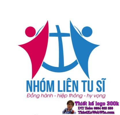 Thiết kế logo giáo dục Nhóm Liên Tu Sĩ