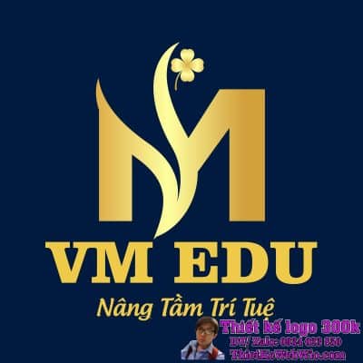 Thiết kế logo giáo dục VM EDU