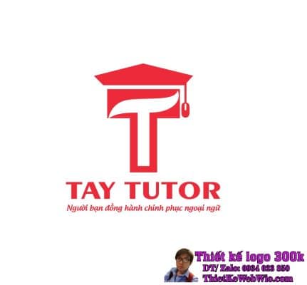 Thiết kế logo giáo dục ngôn ngữ Tay Tutor