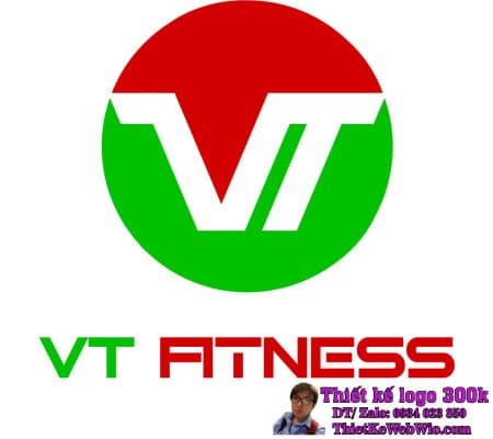 Thiết kế logo gym VT Fitness