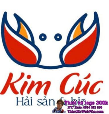 Thiết kế logo hải sản Kim Cúc